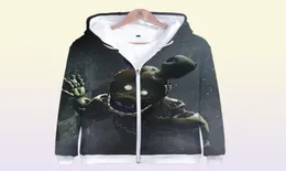 3 till 14 år barn hoodies fem nätter på Freddys fnaf 3d hoodie tröja pojkar flickor ytterkläder jacka kappkläder74348052081