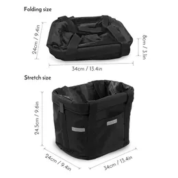 Radsportwaterdeter vorderer Vorderbeutel Bike Korb Mobiltelefonhalter Wasserbecher Lagerbeutel Schnellbeutel Korb Pet Cat Bags