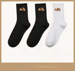 Носки дизайнер роскошные пальмы носки 2 цветные модные ангелы женщины и мужчины повседневное PA Bear Bearsable Basketball Football 3 Pairs Sock B9666162