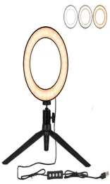 6039039 ANELLO LED LEGGIO con supporto per treppiede per trucco YouTube Video Selfie Ring Light per Pografia in diretta con 3 Light MO8132303