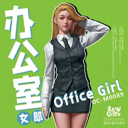 Oceancosmos Miniatures, originale, Office Girl, 1/35 1/12, ragazza sexy, kit modello non verniciato in resina figura