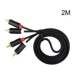 RCA Cable 2RCA Male To 2RCA Male Stereo Interconnect Cable Cord For Home