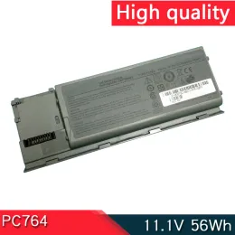 Batterier Nya PC764 11.1V 56Wh Laptop Battery för Dell Latitude D620 D630 D630C Precision M2300 HX345 JD605 JD634 KD491 KD492 KD495 NT379