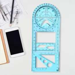 Geometric Ruler Multifunctional Lightweight Reusable Special-Shaped Drawing Ruler Drawing Ruler for Students