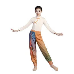 Chińskie klasyczne kostium tańca Yangko National Fan Dancear for Stage Performance parasol tańczą
