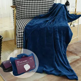 Coperte Moda Portabilità ponderata Flanella coperta Calsa calda comodità, divertiti a letti per la borsa per la casa.