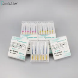 Harbor 6PCS/Box Dental Wärme Aktivierte Kanal-Root-Dateien SX-F3 21 mm 25 mm Zahnarztwerkzeuge können sich zur Vorbereitung der Wurzelkanalbehandlung beugen