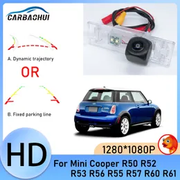 Câmera de visão traseira do carro para Mini Cooper R50 R52 R53 R56 R55 R57 R60 R61 Backup automático reverso HD CCD Acessórios RCA de alta qualidade