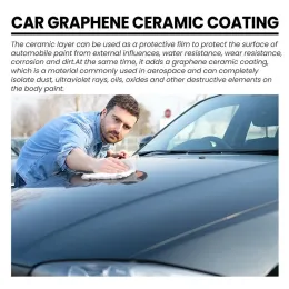 Автомобильное графеновое керамическое покрытие с губчатым полотенцем для очистки перчатки аксессуары оптовые товары хорошие производители автомобилей d2i1
