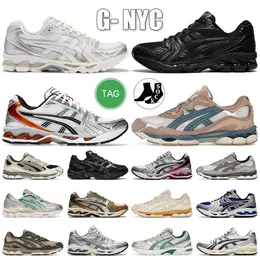 2024 Sneakers في الهواء الطلق أحذية الركض أحذية ماراثون سببيديان رجال ASIX chaussure dhgates gel NYC Silver Vintage Aqua Phole-Up Trail OG Platform Trainers