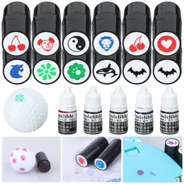 High Quality Plastic Quick-dry Multicolors Mark Seal Golf Accessories Golf Ball Stamper Golf Stamp Marker