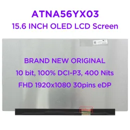 Tela 15.6 Laptop OLED LCD Screen ATNA56YX03 ATNA56YX030 PARA ASUS K513E M3500 M5100 M6500 K3500 X1505 Painel de exibição AMOLED 1920x1080