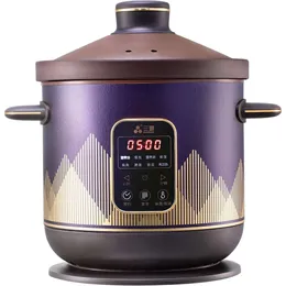 6L Purple Claypot Electric Soup Soup Pot Медленная плита - TGD60 -SA30: Идеально подходит для медленного приготовления вкусной и питательной еды дома
