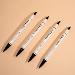 Vattentät dubbelhuvud Eyeliner Eyebrow Pencil Multifunktionell varaktig snabb torr lätt att färga ögonfoder pennögon makeup kosmetik