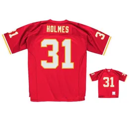 Zszyte koszulki piłkarskie 31 Priest Holmes 2002 Mesh Legacy emerytowane retro klasyczne koszulki menu kobiety młodzież s-6xl