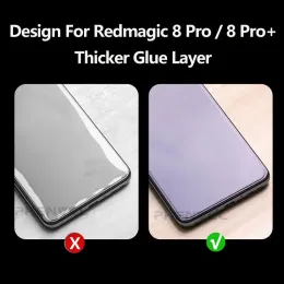 Protective Glass For Nubia Redmagic 8 Pro Full Cover Screen Protector Redmagic8 Pro Plus Oleophobic Tempered Glass Film