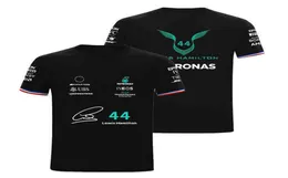 F1 Formel One 44 Lewis Hamilton T Shirt 63 George Russell Fan Breattable Jersey Summer Tshirt Ang Petronas Edition Children Clot6330764