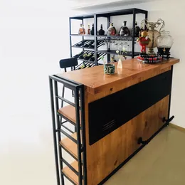 Whisky Holder Wine racks Organizador exibir grande loja de bebidas comerciais Rack de vinho sob prateleira Botellero Vino decoração