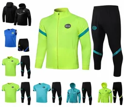 2223 New Inter Milans Tracksuits Falf Long Zipper Jacket Vest Training Suit Jogging Set Football Soccer Jerseys Kit Chandal Surve1516891