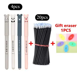 25pcs/set kawaii reasable a gel set lite congle colored chrools for work steld steldudies for Kids Ballpoint Pen Stationery