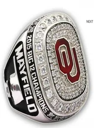 Oklahoma Sooners Big 12 Championship Ring Souvenir Men Fan Brithday Gift4409597