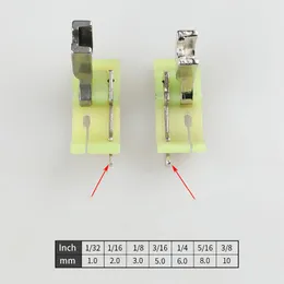 1pc Single Nadel-Presse-Fuß SP-18 Industrielle Flachnähmaschine mit Messer Open Faden Tangente Links-Rechts-Presse-Fuß