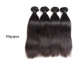 Brazilian Malaysian Virgin Hair Bundles Body Wave 34Pcs Lot Human Hair Bundles Body Wave Straight Hair Weaves Bundles lanzhi 50g6107601