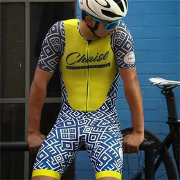 Radsporttrikot setzt Chaise Männer Skinuit UCI Sportkleidung Triathlon Anzüge Sommer Cyc Cloth Road Bicyc Jumpsuit Ropa de Ciclismo MTB Team Kit L48