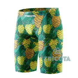 Sommermänner Badebekleidung langlebiges Sporttraining Swim Shorts Strand Trunks atmungsaktiven Jammer schwimmen eng surfen 240412