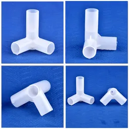 2~30Pcs Inner Dia 9.8mm Tee Way Four Way Water Tube Joint Plant Support Connector Greenhouse Tent Wardrobe Fittings Shelf DIY