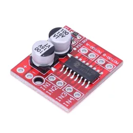 1-10st L298N DC Stegmotor Bortet PWM Speed ​​Mini Dual Stepper Motor Drive Module 2 H Bridge 2.5A Två kanalelektroniska delar