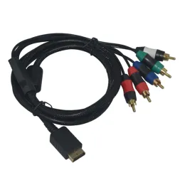 Kablar 1.8m Multi -komponent AV Color Difference Line Cable för Sony PlayStation 2 för PlayStation 3 för PS3/ PS2 -speltillbehör