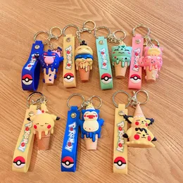 Creative Ice cream pickup key chain doll bag pendant Car accessories small gifts