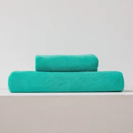 Havlu 2pcs pazen yüz banyo seti yetişkin çocuklar yeşil mavi pembe şeker renk yumuşak polar bez seyahat yüzme ev tekstil için