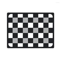 Tapetes de mesa 1 peça preto branco grande placemat Placemats Mantel Acessórios de cozinha individuais 50x60cm