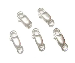 10pcslot 925 Sterling Silver Lobster Claw Clasp Hooks for Diy Craft Fashion Jewelry Gift W363823648