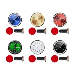 Car Clock Luminous Clock Automobiles Internal Mechanics Clocks Round Mini Car