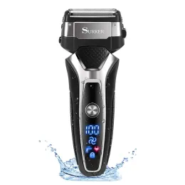 Shavers Pro Maschio Rafferma elettrico lamina di barba rasoio elettrico per uomini ricaricabili ricaricabili a rasatura facciale per la pulizia del corpo con rasoio USB