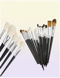 Shinedo Pulver Mattschwarze Farbe Weiches Ziegen Haar Make -up Pinsel hochwertige Kosmetikwerkzeuge Brochas Maquillage 2207227571603