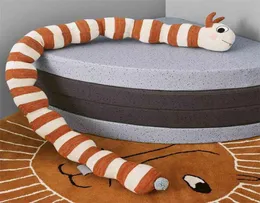 Мультфильм животных Baby Bed Bumper Защитник хлопок, рожденная кроватка, кроватка, кроватка, подушка, постельное белье для детской комнаты, украшение 21086462421