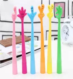 Gift stationery cute expression curved finger pen gesturing pen finger shape ballpoint pen Cute gestures Primary and secondary sch7542301