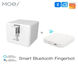 Moes Tuya Bluetooth Control Switch Pulsante Fingerbot Pulsatore Smart Life App Voce controllata da Alexa Google Assistant8393631