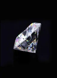 진짜 느슨한 보석 Moissanite Stones g 색상 둥근 모양 다이아몬드 브릴리언트 컷 실험실 보석 링을위한 자란 보석 bulk3442240