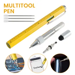 Gadget per penna a sfera multifunzionale maschile 6 in 1 regalo di compleanno stilo Strumento per la penna per la scrittura a pianta per famiglie e amici