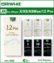 Schermata JK Incell per iPhone Xr XS MAX 11 12 12 Pro LCD Display Touch Screen Digitazer Assemblaggio NO PARTI SOSTITUZIONE MEAD PIXEL 76661754