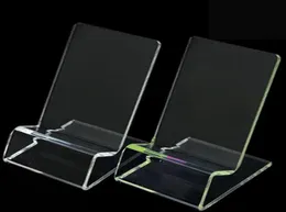 Transparente Acrylanzeigeständer montiert lasercut clear clear coirttop show racks universelle Halter mit Schutzfilmen für Batter9847997