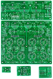 Verstärker Huaji Audio -Rohrrohrverstärker -Verstärker -Verstärker STEL84PP 2*13W Pushpull Kombinierte Maschine PCB -Schaltkreisplatine