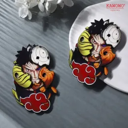 Adesivos de anime adesivos de geladeira Naruto 3d tridimensionais Naruto Sasuke Refrigerador ímãs Home adesivos magnéticos