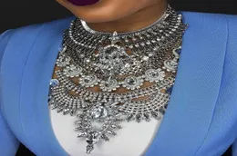 Miwens 2019 Collar Za Necklaces Pendants Vintage Crystal Maxi Choker Statement Silver Collier Necklace Boho Women Jewelry