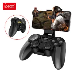 GamePads Ipega PG9128 Bluetooth 무선 게임 패드 PUBG는 Android iOS 스마트 폰용 게임 컨트롤러 모바일 제어 조이스틱을 트리거합니다.